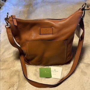 Kate Spade Brown Pebble Soft Leather Crossbody Bag BNWT